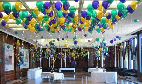 Оформление юбилея воздушными шарами